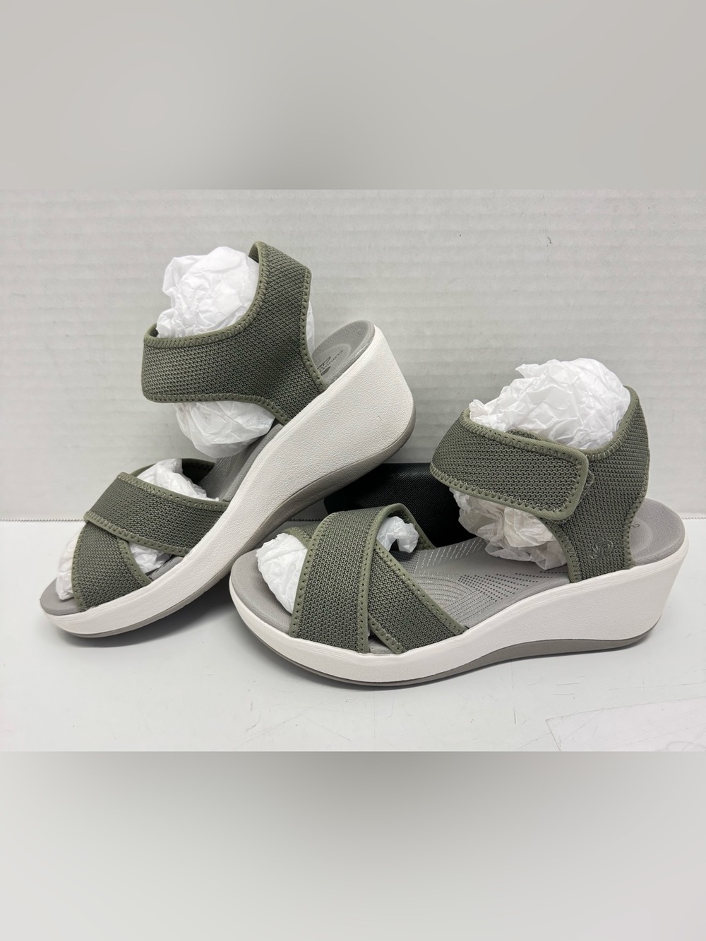 Clarks Cloudsteppers Wedge Sport Sandals - Step Cali Skye